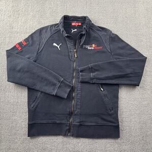 Puma Redbull Jacket Adult Small Full Zip Long Sleeve Racing Casual Rare Men's